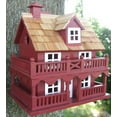 thumbnail image 2 of CC Home Furnishings 10.75" Red and Brown New England Cottage Outdoor Garden Birdhouse, 2 of 2