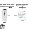 thumbnail image 4 of 3X Tuya Smart Life WiFi 433Mhz Interruptor de Cortina Ciega con Mando A Distancia para Control de Persiana EléCtrica, 1RC 1RE, 4 of 5