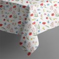 thumbnail image 5 of Pioneer Flower Floral Print Pattern Square Tablecloth, Waterproof Wipeable Spillproof Washable Table Cover for Home Kitchen Party and Daily Decor 52"x52", 5 of 6