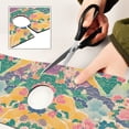 thumbnail image 6 of Yayeee Faucet Mat for Kitchen Sink 14.7" Diatomite Long Splash Guard Pad, Yellow Floral Wave, 2 Pack, 6 of 7