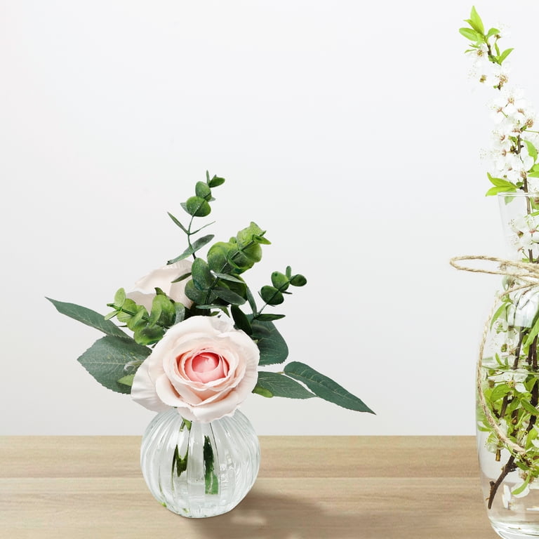 Mainstays 8" Tabletop Faux Rose Floral Arrangement photo 3