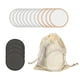 thumbnail image 3 of de 16 almohadillas desmaquillantes reutilizables de , lavables 02 shamjiam Almohadilla desmaquillante, 3 of 9