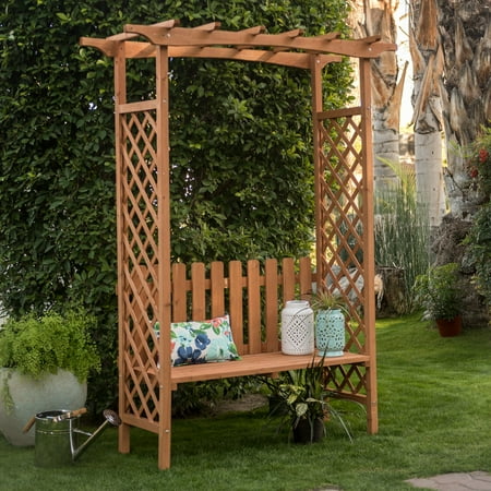 15 beautiful wooden arches creating romantic garden design