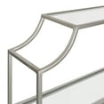 thumbnail image 5 of Kate and Laurel Ciel Tiered Wall Shelf, Silver 20x30, 5 of 7