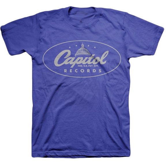 Capitol Records Classic Oval Logo Adult T-Shirt
