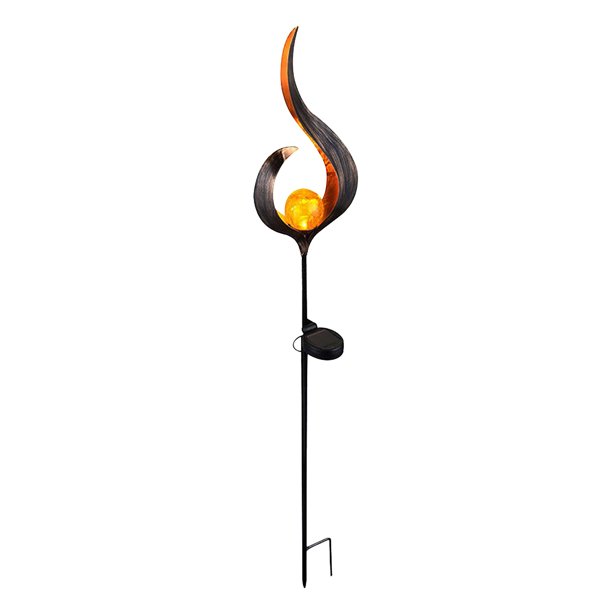 Lámpara Solar, Lámpara De Paisaje, Luz Solar Para Césped, Luz De Llama Hueca, Lámpara Solar De Inducción Energía Solar, Resistente Al Agua, Ahorro De Energía, Respetuoso Con El Medio Ambiente matsuzay HA024612-03