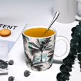 thumbnail image 5 of Yiaed Hawaii Palms Print Ceramics Coffee,Large Handle Design,Extra Large Tea and Coffee Cup for Office and Home Mugs, 5 of 6
