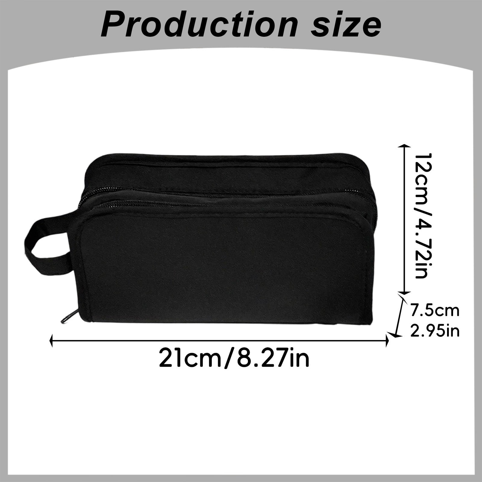 Gnwei Big High Capacity Pencil Case – Pencil Bag Pouch Box Organizer Pen Case, Aesthetic Supply for Adults with Easy Grip Handle & Loop – Portable Journaling Supplies