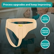 Tenbon Inguinal Hernia Belt Truss for Men and Women Left or Right Side Support with Compression Pads
