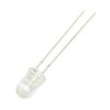 Unique Bargains 50 Pcs 5mm Straw Hat White Light Emitting Diode Lamp