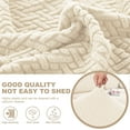 thumbnail image 5 of Universal Sofa Cover, Anti-Slip L Shape Sectional Couch Slipcover, Stretch Couch Cushion Chaise Cover (Ivory White, M Size Back Cover ), 5 of 5
