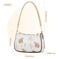 thumbnail image 3 of FORMRS Womens Shoulder Bag with Chain Strap Clutch Purse Cute Tote Handbag, Gray Bears, 3 of 7