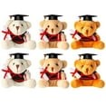 thumbnail image 1 of colgantes de oso de peluche para graduación, llavero de oso de peluche, decoración colgante de oso pequeño., 1 of 7