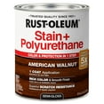 thumbnail image 2 of American Walnut, Rust-Oleum Stain + Polyurethane Semi-Gloss -330056, Quart, 2 of 7