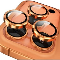 1Pcs Camera Lens Protector Compatible with iPhone 17 Pro,Tempered Glass Screen Protector Metal Individual Camera Cover Accessories Case Friendly