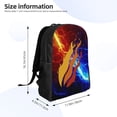 thumbnail image 4 of Prestonplayz Backpack 3D Print Lightweight Bookbag Casual Sport Daypack Travel Bag Laptop, 4 of 8