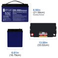 thumbnail image 2 of 12V 100AH GEL Replacement Battery for SLAA12-100C/FR Ultra, 2 of 6