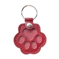 thumbnail image 1 of Pet Hair Keepsake, Paw-Shaped Leather Memorial Keyring for Dogs/Cats, Fur Storage Pendant, 1 of 7
