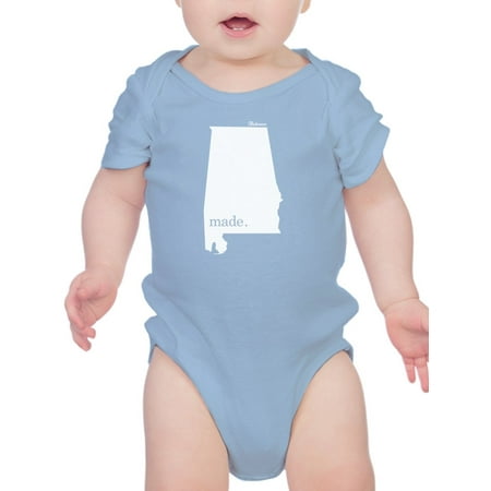 

Made In Alabama Bodysuit Infant -Smartprints Designs 12 Months