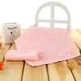 thumbnail image 1 of Nvzi Toalla cuadrada pequeña de fibra de bambú, 6 piezas, toalla de mano súper suave de algodón muy absorbentepiscina, toalla de mano de 9,84 x 9,84 pulgadas (rosa), 1 of 5