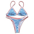 thumbnail image 3 of WILLBEST Trajes de Baño Niña Natación Bikini Sexy 2023 Traje de Baño Mujer Traje de Baño Push Up Bikini Conjunto Tanga Brasileño Traje de Baño Ropa de Playa, 3 of 3