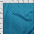thumbnail image 3 of oneOone Cotton Cambric Medium Blue Fabric Geometric Dress Material Fabric Print Fabric By The Yard 42 Inch Wide, 3 of 5