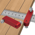thumbnail image 2 of 2Pcs Steel Rule Limit Adjustment Locating Block Woodworking Marking Locator Ruler Ruler Ruler Locator, 2 of 6