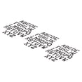 thumbnail image 4 of Patches, Polyester Material Iron Patches Hot Melting Adhesive 78 PCS A To Z Letters Black White DIY Decorative  For Pants For Curtains, 4 of 8
