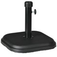 thumbnail image 1 of Base de Parasol de Patio, Support de Parasol en Béton Robuste de 24 lb, Support de Base de Parasol de Table de Marché pour l'Extérieur, Noir, 1 of 7