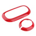 thumbnail image 3 of 3 protectores de marco para luz de lectura nuevos para Jeep Wrangler de 4 puertas (2007-2016), color rojo/plateado, 3 of 8