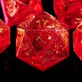 thumbnail image 4 of Fugacity Dnd Juego de dados Núcleo líquido Hecho a mano Borde afilado 7 piezas de dados de resina: mazmorras y dragones Juego de dados poliédricos Juego de dados D&D con estuche de dados de regalo par, 4 of 5