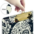 thumbnail image 4 of Coolnut 12"x9" Skull Clipboard A4 Size Standard Size Clipboards Decorative Clipboard with Low Profile Metal Clip for Office, School, Nurses, Students, 4 of 7