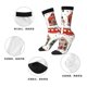 thumbnail image 5 of Fotbe Christmas Houses Calcetas Largas con Estampado para Hombre y Mujer – Calcetas de Compresión Transpirables y Elásticas, Viajar y Uso Diario Talla 5-11, 5 of 6