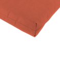 thumbnail image 3 of Jordan Manufacturing Sunbrella 44" x 22" Dupione Papaya Coral Stripe Rectangular Outdoor Chair Cushion with Ties and Hanger Loop, 3 of 12