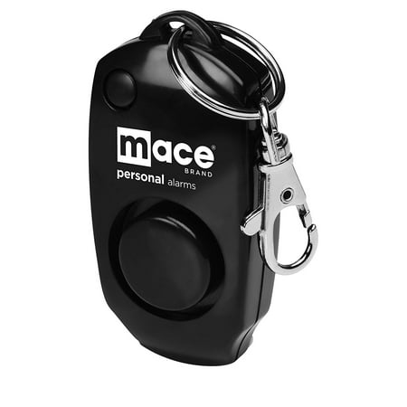 Personal Safety Alarm Mace Brand 130 dB Personal Alarm with Backup Whistle, Hidden OFF Button and Bag / Purse Clip ()