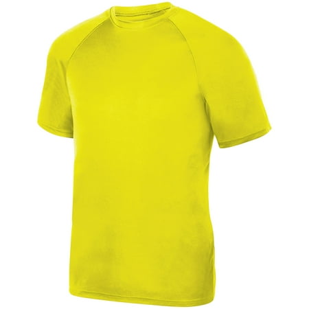 Safety Tip - Augusta Sportswear M Boys Attain Raglan Sleeve Wicking Tee Safety Yellow 2791