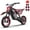 Classic Red, variant on RIXOC DK-12 Electric Dirt Bike for Kids,Peak 700W Motor,36V 5.2Ah Battery, Max 14Miles,3 Speed Modes up to 15.5 mph,Gift for Boys Girls Ages 3-8,UL2272