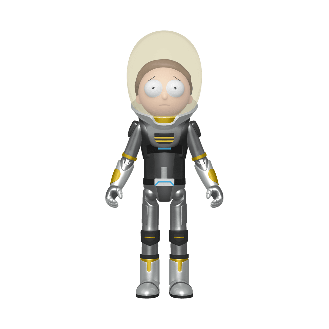 Space Suit Morty Metallic Action Figure -FUN45621-FUNKO Rick and Morty RS 