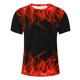 thumbnail image 4 of Camisetas de Cuello de la Tripulación de los Hombres de Verano Redondo Cuello Impreso Camiseta, Top Atlético de Secado Rápido Casual para los Hombres, 4 of 5