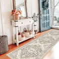 thumbnail image 3 of 2 x 8 ft Washable Hallway Runner Rugs, Non-Slip Soft Kitchen Rug Runner Laundry Room Rug, Vintage Floor Runner for Kitchen Entryway Laundry Room, 3 of 10