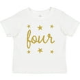 thumbnail image 3 of Inktastic 4th Birthday Gold 4 Year Old Boys or Girls Toddler T-Shirt, 3 of 5