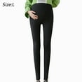 thumbnail image 2 of Wearing pregnant women's tights, pregnant women's high waist stretch yoga tights, 2 of 5