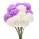 thumbnail image 1 of Uxcell Flores de Bola de Crisantemo Artificial, Ramos de Seda de Hortensia Falsos para el Hogar/Boda Blanco Crema, Púrpura Claro, 1 of 1