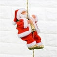 thumbnail image 5 of Santa Claus Musical Climbing Rope, Climbing Santa Claus for Christmas Tree Fireplace Home Decor, 5 of 8