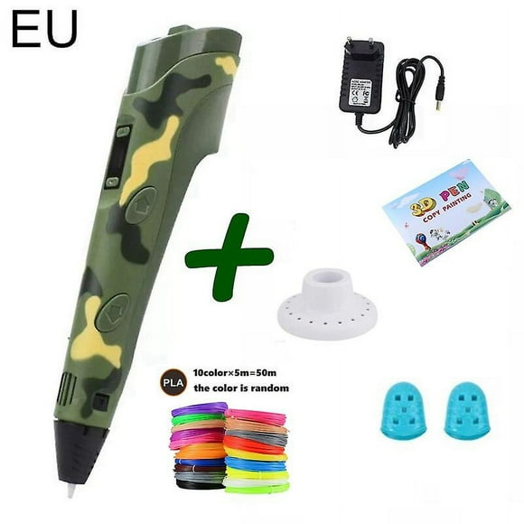 3D pen kids creative 3d drawing printing pen with pla filament kids toys christmas birthday gift