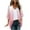 B-Pink, variant on Dezsed Women's Summer Cardigans Lightweight Open Front Cardigan Casual 3/4 Sleeved Printed Cardigan Jacket Purple L
