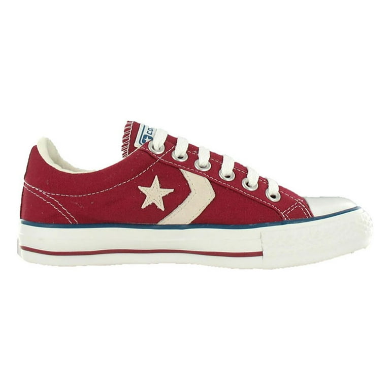 Converse Star Player Ox Red / White Ankle-High Canvas Sneaker - 5M 3M Walmart.com