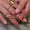 JML399 (glue type), variant on 25 New Wear Nail Piece French Red Love Lips Valentine's Day Nail Art Piece White Bow Lace Almond Nail