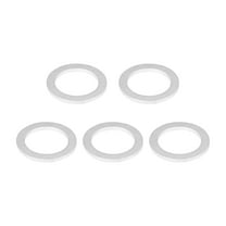 5pcs Durable M14 Silver Tone Oil Drain Plug Gaskets Replacement for Mazda 9956-41-400