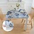 thumbnail image 2 of Acheng Leaves Square Tablecloth Great for Home Kitchen/Parties/Holiday Dinner 100% Polyester Fiber 40*40, 2 of 8